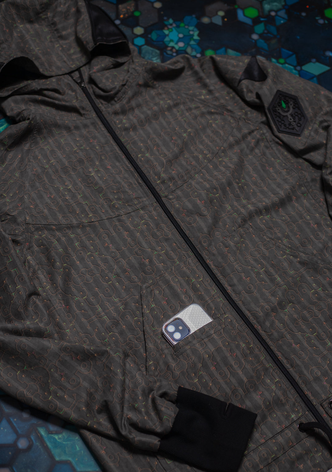 Hoodie Men / NEPTUNE Microfiber - REBIRTH OF IKARO Forest